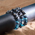 Black | Firefly Glass Snow Globe Bracelet